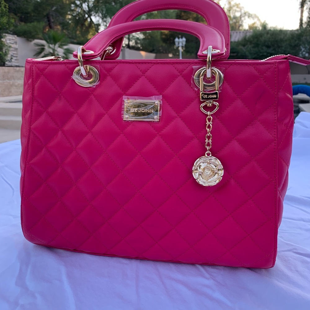 Quilted St John 🔥💕 Pink Handbag